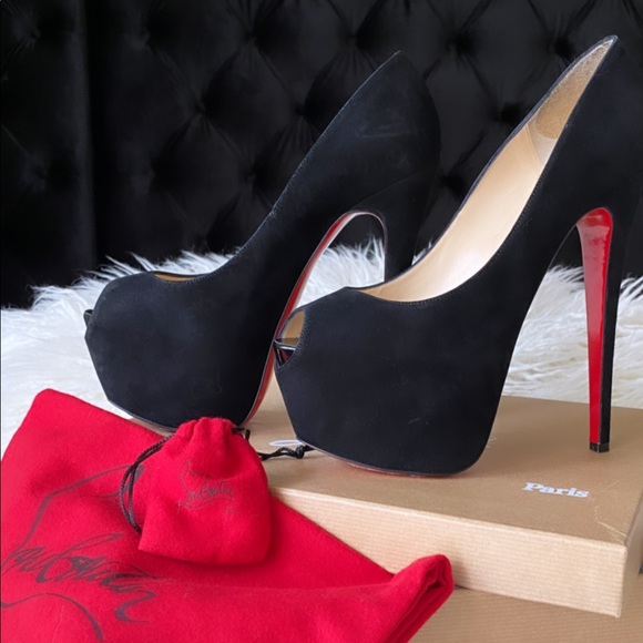 CHRISTIAN LOUBOUTIN HIGHNESS 160 peep toe 39.5 - Picture 6 of 6